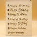Personalised Wooden Birthday Card | Engraved Message | Premium Wooden Birthday Card | Special Birthday Card | Customise | Lotus
