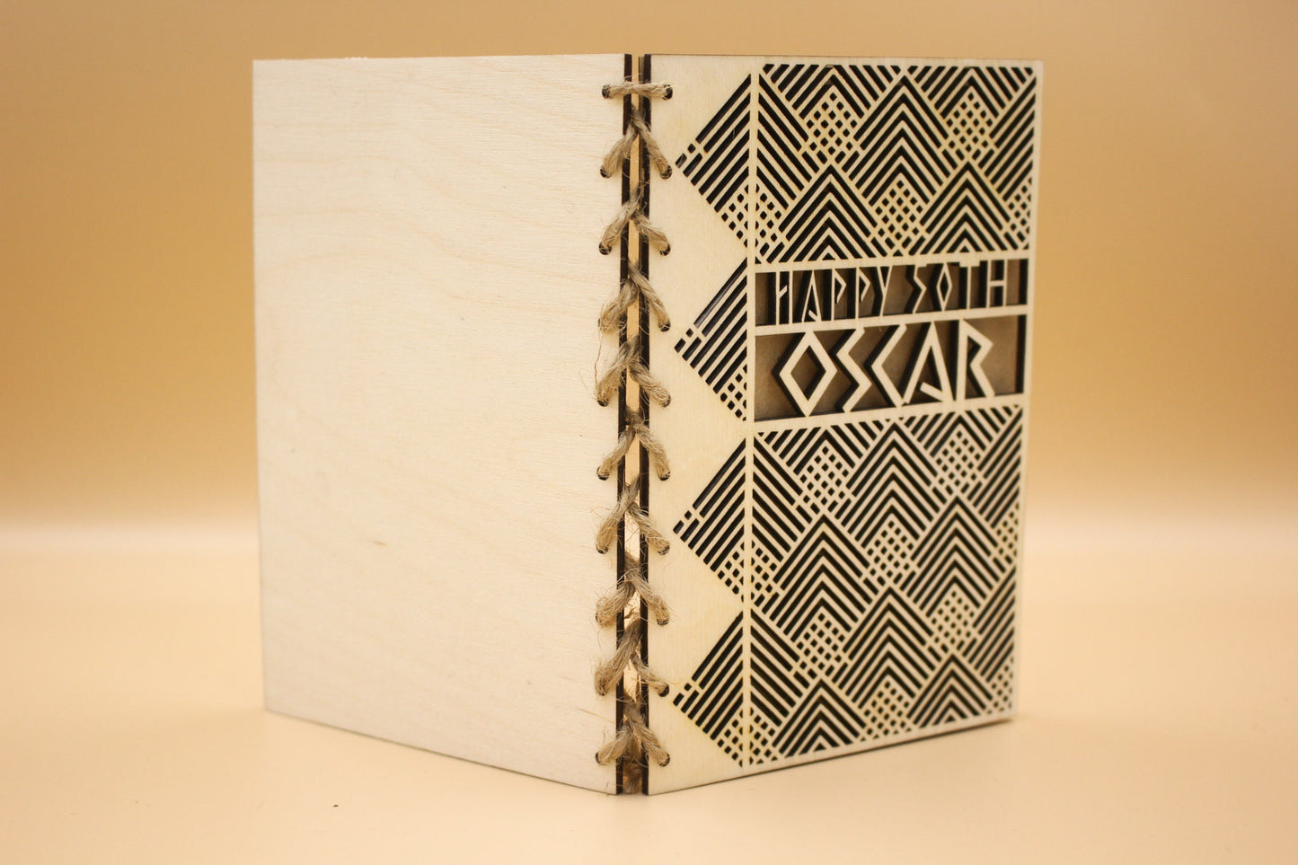 Personalised Wooden Birthday Card | Engraved Message | Premium Wooden Birthday Card | Special Birthday Card | Customise | Nordic Design