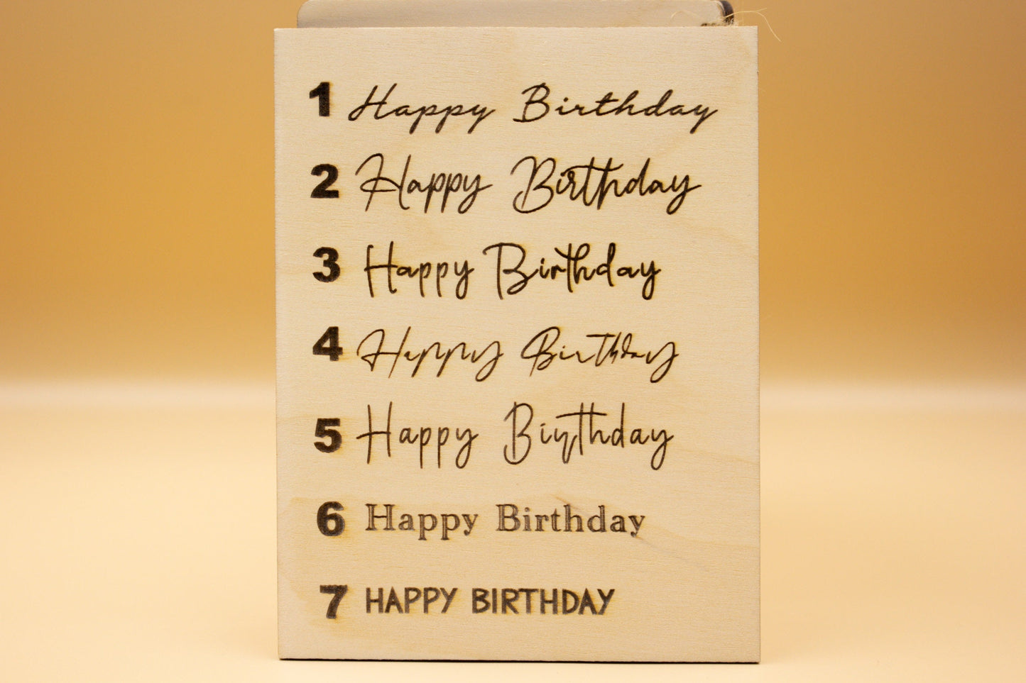 Custom Wedding Card | Anniversary Card | Premium Wooden Wedding Card