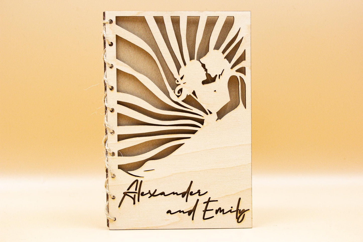 Custom Wedding Card | Anniversary Card | Premium Wooden Wedding Card